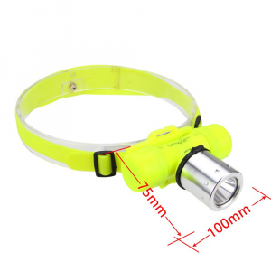 LAMPARA LJK DT-808-113 PARA CABEZA, ESPECIAL PARA BUCEO, RESISTENTE AL AGUA, 800 LUMENS, INCLUYE CARGADOR