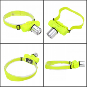 LAMPARA LJK DT-808-113 PARA CABEZA, ESPECIAL PARA BUCEO, RESISTENTE AL AGUA, 800 LUMENS, INCLUYE CARGADOR