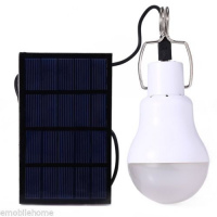 Foco portátil con panel solar 15W 130LM